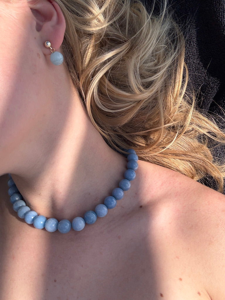 Faro Aquamarine | Crystal necklace