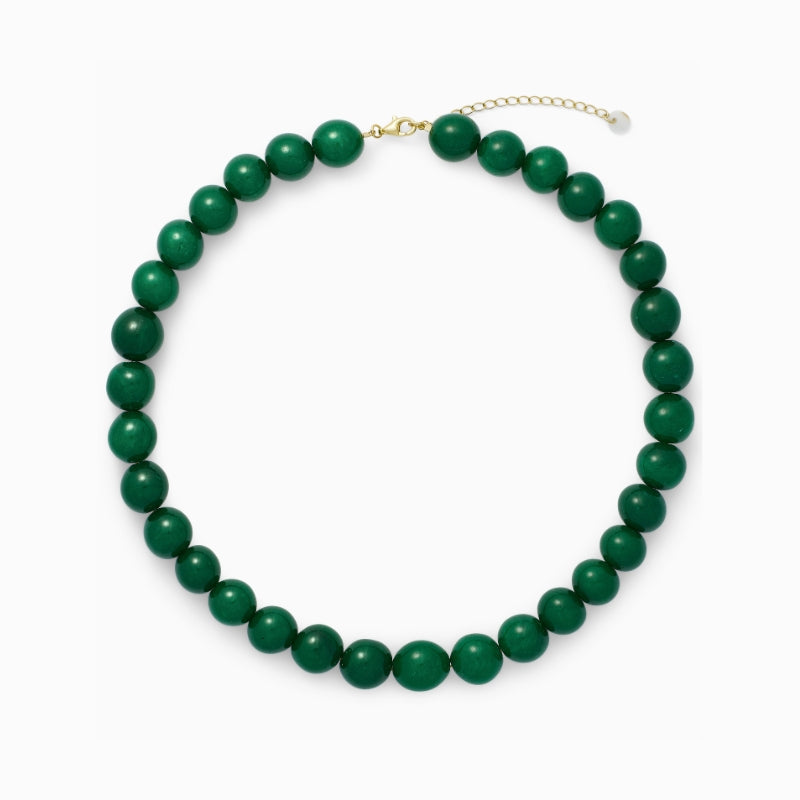 Faro Grøn Jade | Krystal halskæde