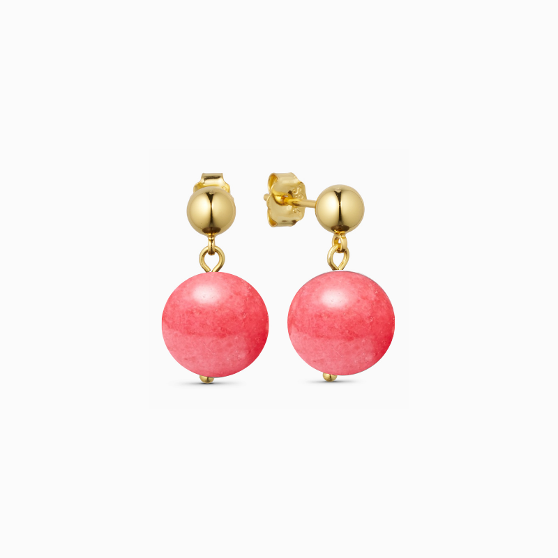 Nora Redstone Quartz | Crystal earrings