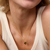 Alma Tiger Eye Heart Necklace