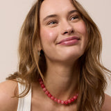 Faro Redstone Quartz Necklace