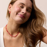 Hailey Redstone Quartz Necklace