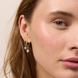 Ava Sunstone Huggie Earrings