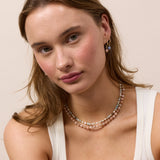 Ellie Amazonite Pearl Necklace