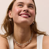 Ellie Amazonite Pearl Necklace