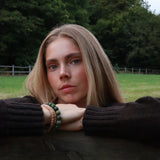 Chunky Southern Jade Stretch Bracelet