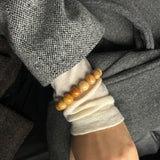 Chunky Orange Aventurine Stretch Bracelet