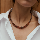 Vera Purple Brown Aventurine Necklace