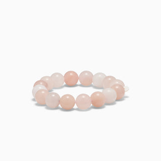Chunky Rose Jade crystal bracelet