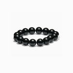Chunky Black Onyx Crystal bracelet