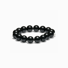 Chunky Black Onyx Crystal bracelet