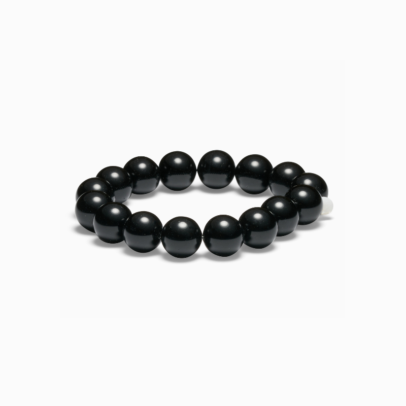 Chunky Black Onyx Crystal bracelet