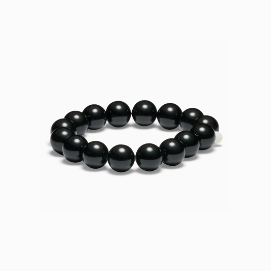 Chunky Black Onyx Crystal bracelet