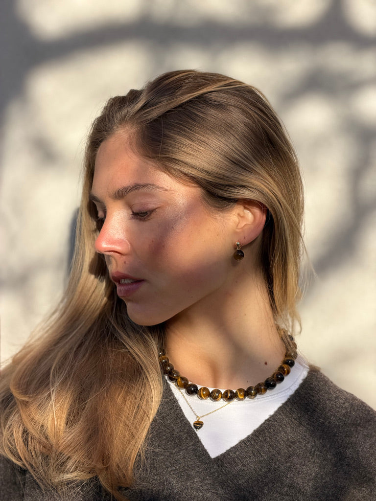 Faro Tiger Eye | Krystal halskæde