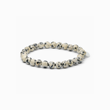 Essential Dalmatiner Jaspis Stretch Armbånd