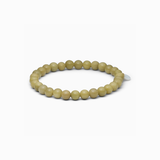 Essential Green Alashan Agate Stretch Bracelet