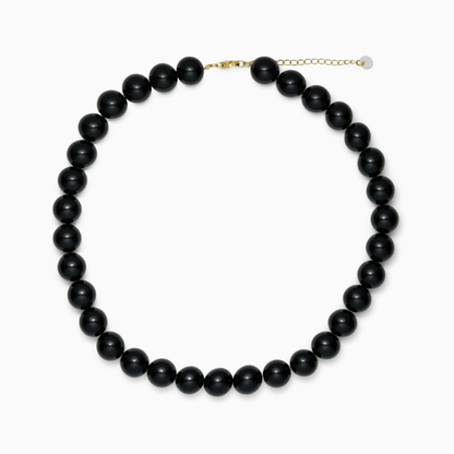 Faro Black Onyx Crystal Necklace