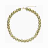 Faro Grøn Alashan Agat Halskæde