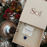 Alma Lapis Lazuli Heart Necklace