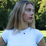 Alma Red Jade Heart Necklace