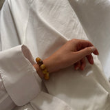 Chunky Orange Aventurine Stretch Bracelet