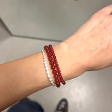 Essential Red Jade Stretch Bracelet