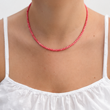 Luna Redstone Quartz Necklace