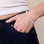 Moonstonekrystalarmbånd