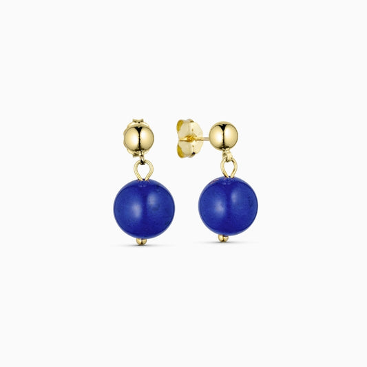 Nora Lapis Lazuli | Krystal øreringe