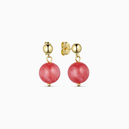 Nora Redstone Quartz | Crystal earrings