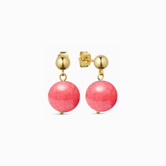 Nora Redstone Quartz | Crystal earrings