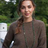 Lea Green Moss Agate Necklace