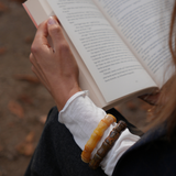 Alva Orange Aventurine Stretch Bangle