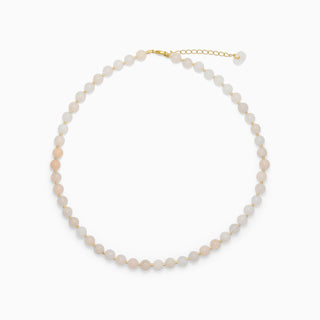 Rose Jade crystal necklace