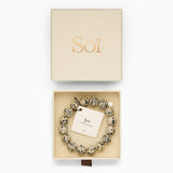 Chunky Dalmatian Jasper Stretch Bracelet