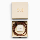Vera Purple Brown Aventurine Necklace