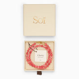 Hailey Redstone Quartz Necklace