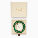 Hailey Grøn Jade Halskæde