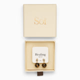 Nora Tiger Eye Earrings