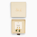 Ella Green Jade Earrings