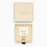 Ava Sunstone Huggie Earrings