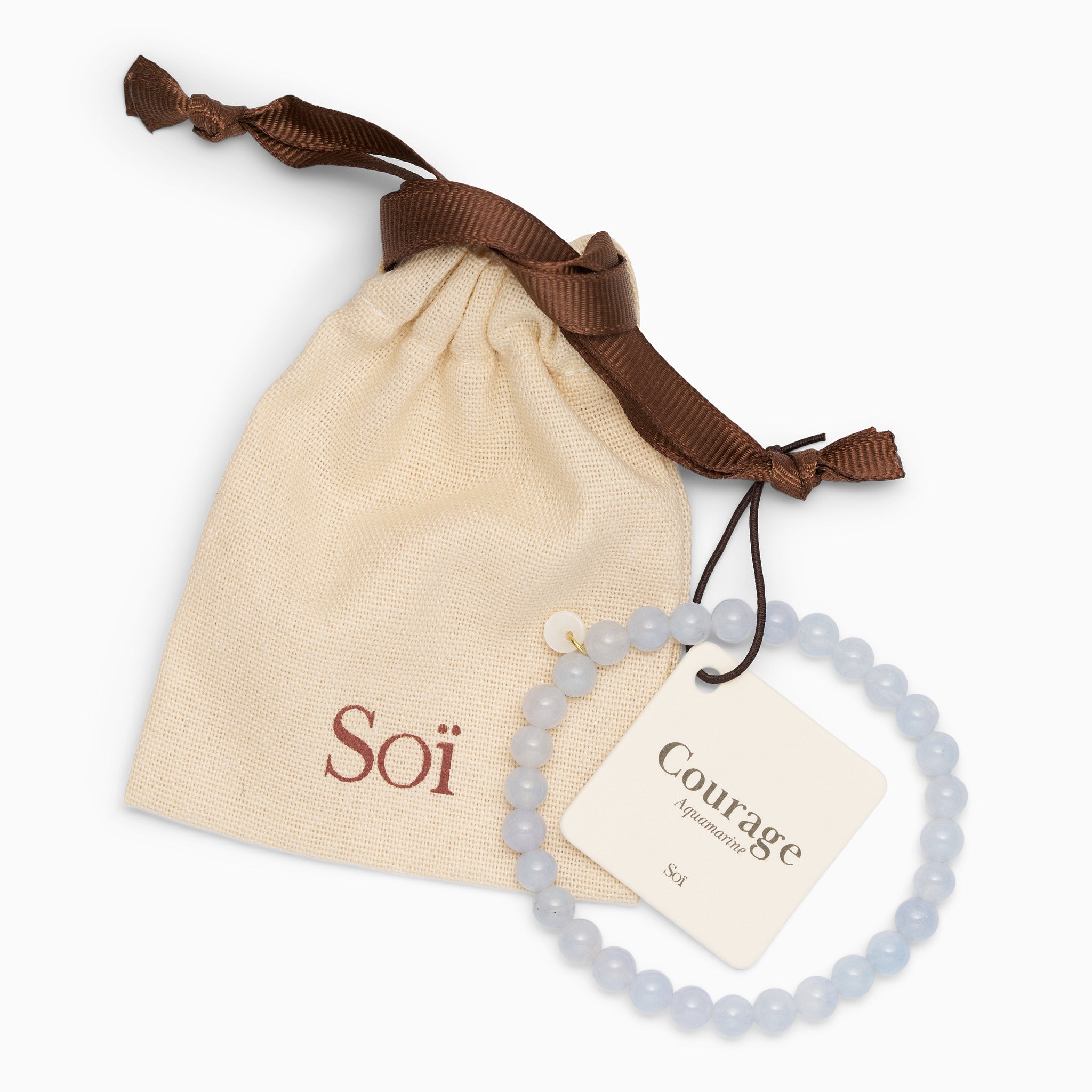 Rod Jade Aquamarin krystal armbånd | Soï – Soi