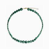 Vera Green Moss Agate Necklace